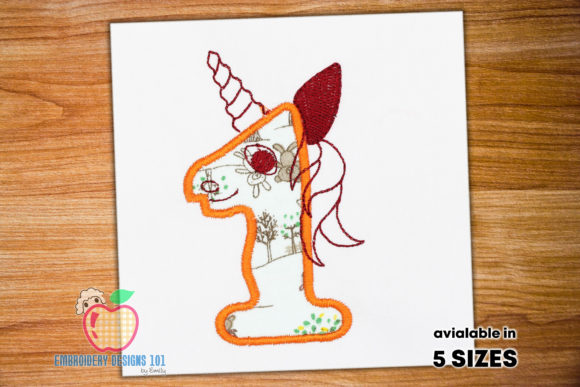 A Unicorn Applique for Kids
