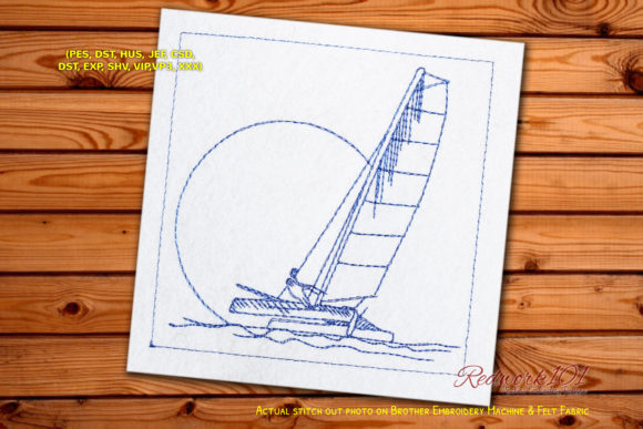 Catamaran Boat Redwork Review