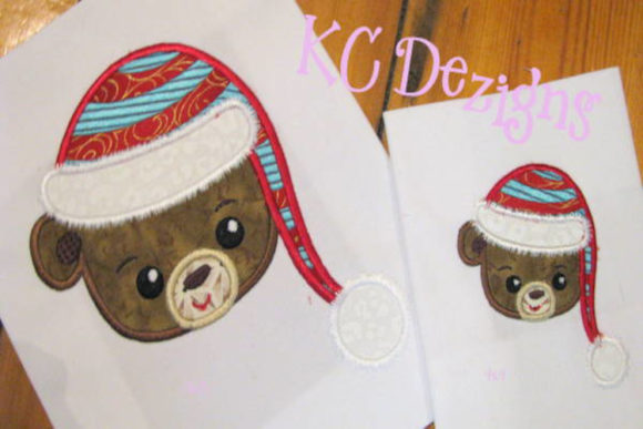 Christmas Teddy Bear Face Embroidery Review