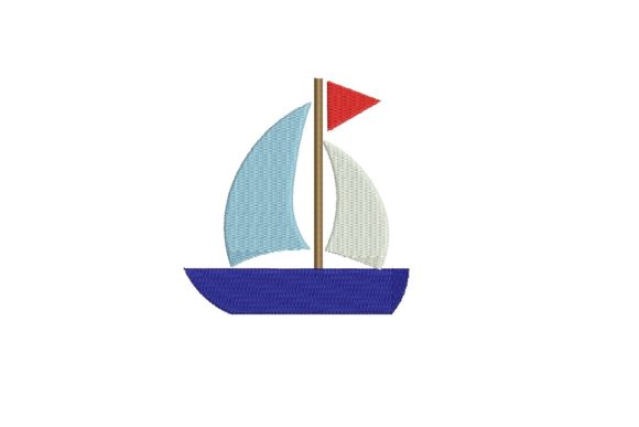 Sail Boat Design Review for Seasonal Embroidery